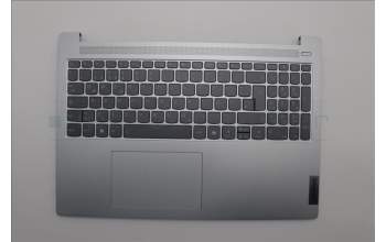 Lenovo 5CB1P33491 C-Cover with keyboard,German,Cloud Grey,Backlight,Non_Fingerprint
