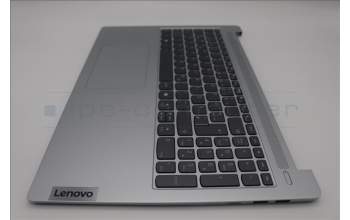 Lenovo 5CB1P33491 C-Cover with keyboard, German, Cloud Grey, Backlight, Non-Fingerprint, UK