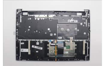 Lenovo 5CB1P33491 C-Cover with keyboard, German, Cloud Grey, Backlight, Non-Fingerprint, UK