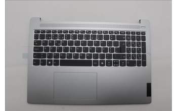 Lenovo 5CB1P41197 C-Cover with keyboard, Portuguese, Cloud Grey, Non-Backlight, Non-FingerPrint, UK