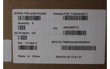 Lenovo 5CB1P43407 Tastatur inkl. Topcase ASM_SLV C 83DX BLWH