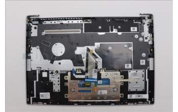 Lenovo 5CB1P43472 C-Cover with keyboard, Greek, Cloud Grey, Backlight, FingerPrint, US