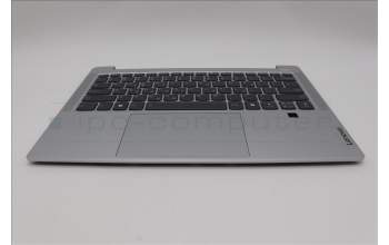 Lenovo 5CB1P43472 C-Cover with keyboard, Greek, Cloud Grey, Backlight, FingerPrint, US