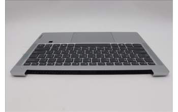 Lenovo 5CB1P43472 C-Cover with keyboard, Greek, Cloud Grey, Backlight, FingerPrint, US