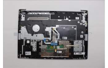 Lenovo 5CB1P48979 C-Cover with keyboard, UK English, Cloud Grey, Backlight, FingerPrint, UK