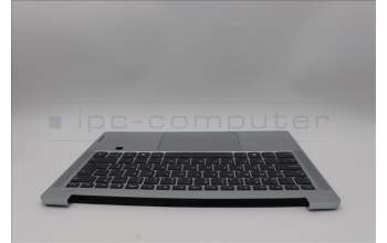 Lenovo 5CB1P48983 C-Cover with keyboard, Portuguese, Cloud Grey, Backlight, FingerPrint