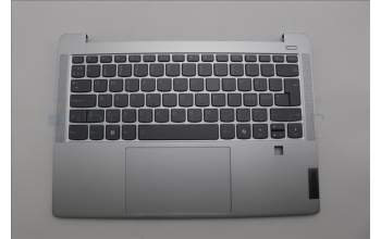 Lenovo 5CB1P48986 C-Cover with keyboard, Nordic, Cloud Grey, Backlight, FingerPrint, UK