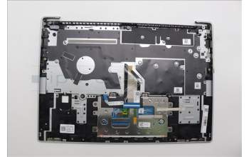 Lenovo 5CB1P48986 C-Cover with keyboard, Nordic, Cloud Grey, Backlight, FingerPrint, UK