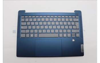Lenovo 5CB1P49178 C-Cover with keyboard, Spanish, Abyss Blue, Backlight, FingerPrint, UK