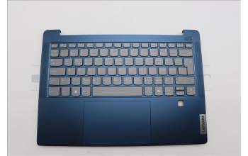 Lenovo 5CB1P49183 C-Cover with keyboard, Nordic, Abyss Blue, Backlight, FingerPrint, UK