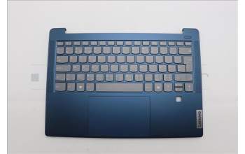 Lenovo 5CB1P49188 C-Cover with keyboard, Belgian, Abyss Blue, Backlight, FingerPrint, UK