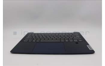 Lenovo 5CB1P49188 C-Cover with keyboard, Belgian, Abyss Blue, Backlight, FingerPrint, UK