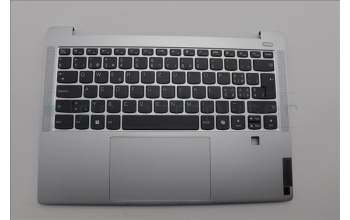 Lenovo 5CB1P49471 C-Cover with keyboard, Switzerland, Cloud Grey, Non-Backlight, FingerPrint, UK