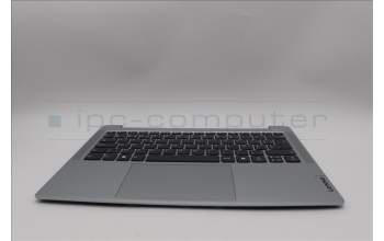 Lenovo 5CB1P49626 C-Cover with keyboard, Belgian, Cloud Grey, Non-Backlight, Non-FingerPrint, UK