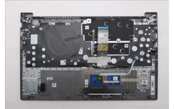 Lenovo 5CB1P50037 C-Cover with keyboard, French, Mineral Grey, Backlight, US