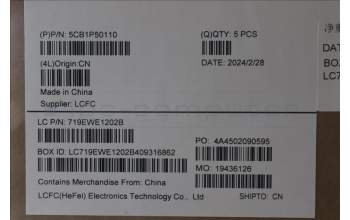 Lenovo 5CB1P50110 Tastatur inkl. Topcase spanisch L83DF ONGY