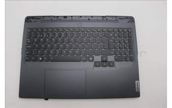 Lenovo 5CB1P50138 C-Cover with keyboard, Portuguese, Grey, RGB Backlight, UK