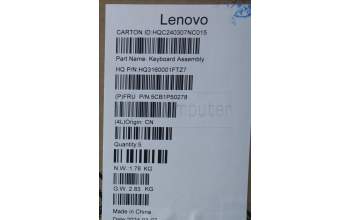 Lenovo 5CB1P50278 Tastatur inkl. Topcase ASM SPA H83E2 LG PST