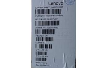 Lenovo 5CB1P50290 Tastatur inkl. Topcase ASM UKR H83E2 LG PST