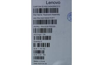 Lenovo 5CB1P50309 Tastatur inkl. TopcaseASM ITA H83E2 TT PST DIS