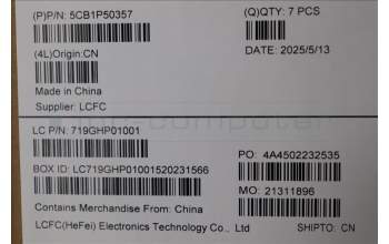 Lenovo 5CB1P50357 A-Cover, MT060, VB, 26T_ASSY