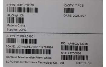 Lenovo 5CB1P50379 A-Cover, ME470, Grey, ASSY_IR_22T