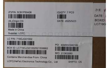 Lenovo 5CB1P50436 C-Cover MT040, WWAN, Black, ASSY