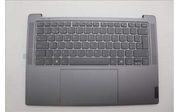 Lenovo 5CB1P53735 C-Cover with keyboard, Belgian, Luna Grey, Puresight Logo, UK