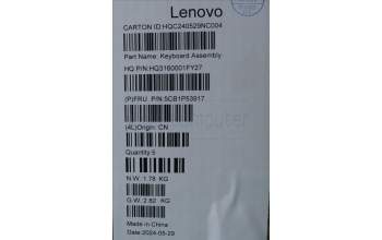 Lenovo 5CB1P53917 Tastatur inkl. TopcaseASM GRE H83E2 LG PST DIS
