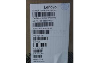 Lenovo 5CB1P54167 Tastatur inkl. TopcaseASM TC H83E2 LG PST DIS