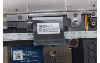 Lenovo 5CB1P55216 C-Cover with keyboard, UK English, Luna Grey, Backlight, UK