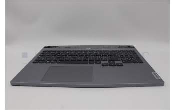 Lenovo 5CB1P55513 C-Cover with keyboard, Italian, Luna Grey, RGB Backlight, UK