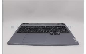 Lenovo 5CB1P55540 C-Cover with keyboard, Portuguese, Luna Grey, RGB Backlight, UK