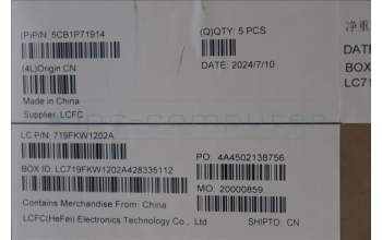 Lenovo 5CB1P71914 C-Cover with keyboard,UK English,Black,Non_Fingerprint