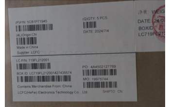 Lenovo 5CB1P71945 Cover L 83GU D COVER GREY