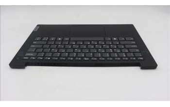 Lenovo 5CB1P73683 C-Cover with keyboard, Greek, Black, Non-Fingerprint, US