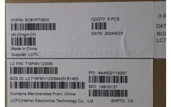 Lenovo 5CB1P73832 C-Cover with keyboard, Portuguese, Cosmic Blue, UK