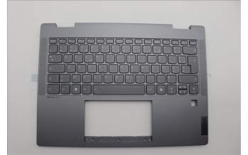 Lenovo 5CB1P74338 C-Cover with keyboard,French,Luan Grey,FingerPrint