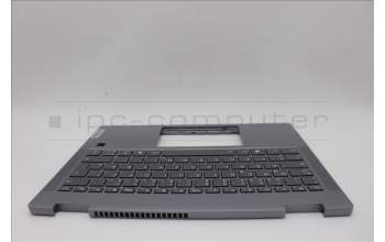 Lenovo 5CB1P74339 C-Cover with keyboard,German,Luna Grey,Fingerprint