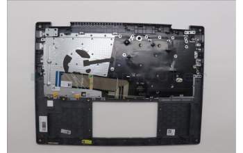 Lenovo 5CB1P74353 C-Cover with keyboard, Bulgarian, Luna Grey, FingerPrint, UK