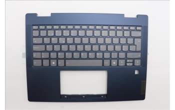 Lenovo 5CB1P74363 C-Cover with keyboard, Portuguese, Cosmic Blue, FingerPrint, UK