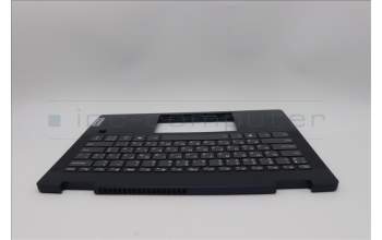 Lenovo 5CB1P74386 C-Cover with keyboard, Ukraine, Cosmic Blue, FingerPrint, US