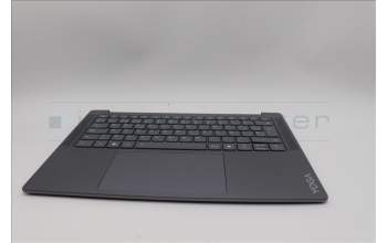 Lenovo 5CB1P74770 C-Cover with keyboard, Spanish, Luna Grey, Puresight Logo, UK