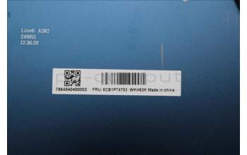 Lenovo 5CB1P74783 LCD Cover W/Ant C83HL T30IR AL AB