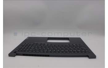 Lenovo 5CB1P85694 C-Cover with keyboard, Belgian, Luna Grey, FingerPrint, UK