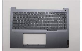 Lenovo 5CB1P85699 C-Cover with keyboard, US English Euro, Luna Grey, FingerPrint, US