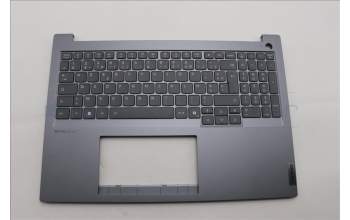 Lenovo 5CB1P85700 C-Cover with keyboard, French, Luna Grey, FingerPrint, US