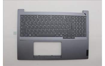 Lenovo 5CB1P85703 C-Cover with keyboard, German, Luna Grey, FingerPrint, UK