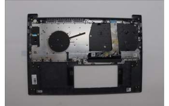 Lenovo 5CB1P85703 C-Cover with keyboard, German, Luna Grey, FingerPrint, UK