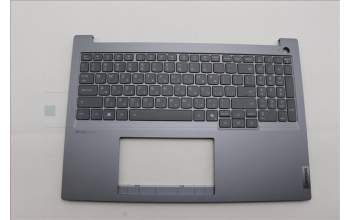 Lenovo 5CB1P85705 C-Cover with keyboard, Hebrew, Luna Grey, FingerPrint, US